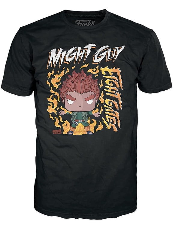 Pop! Boxed Tee: Naruto - Eight Gates, Might Guy - M
