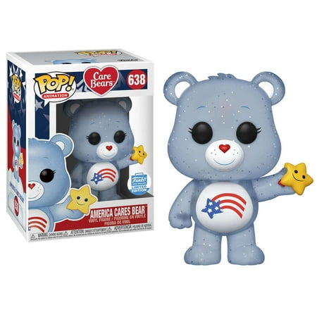 Funko Care Bears POP! Animation America Cares Bear Exclusive Vinyl Figure #638