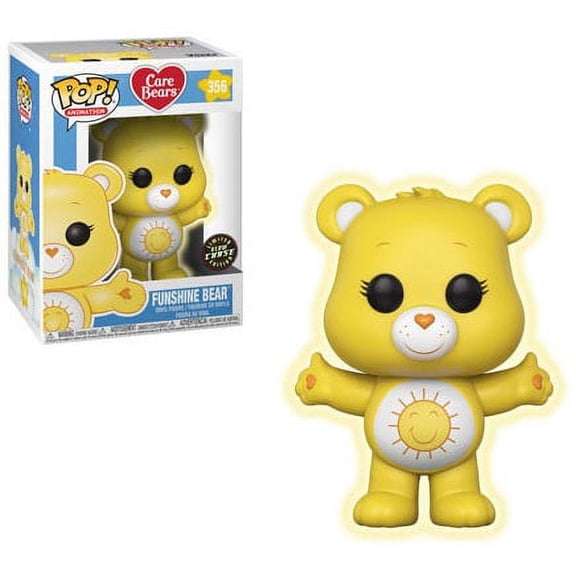 Funko Care Bears POP! Animation Funshine Bear Vinyl Figure [Glow-in-the-Dark Chase Version]