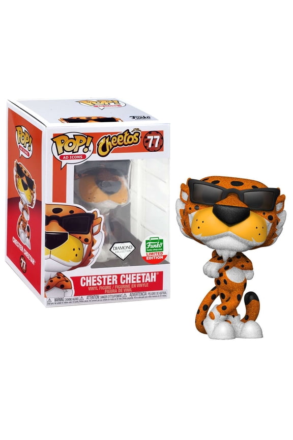 POP Ad Icons Cheetos Chester Cheetah 77 Diamond Collection Vinyl Figure