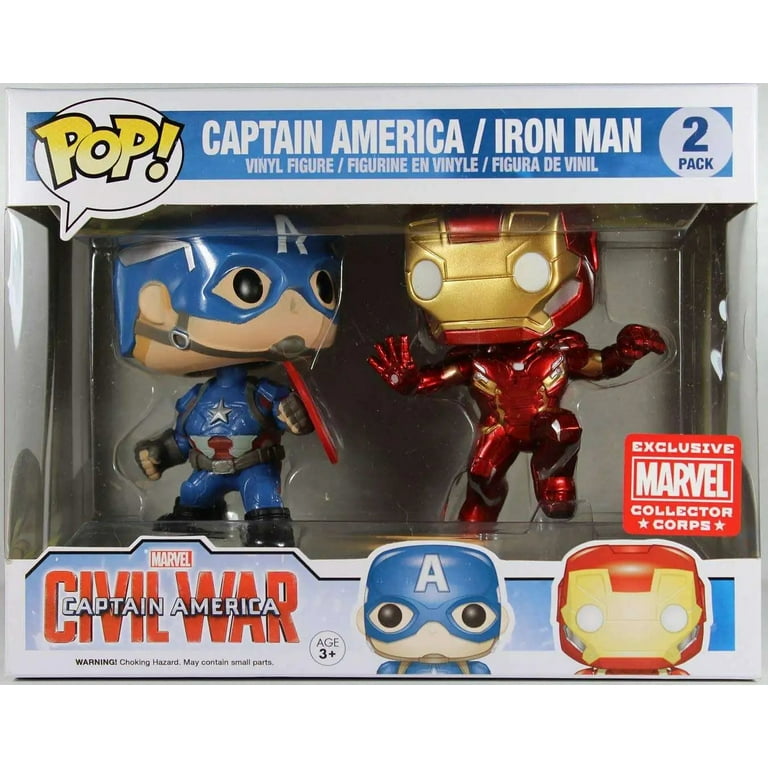 Captain America Civil War: Iron Man  Exclusive Funko Pop Marvel –  FunkoSpace