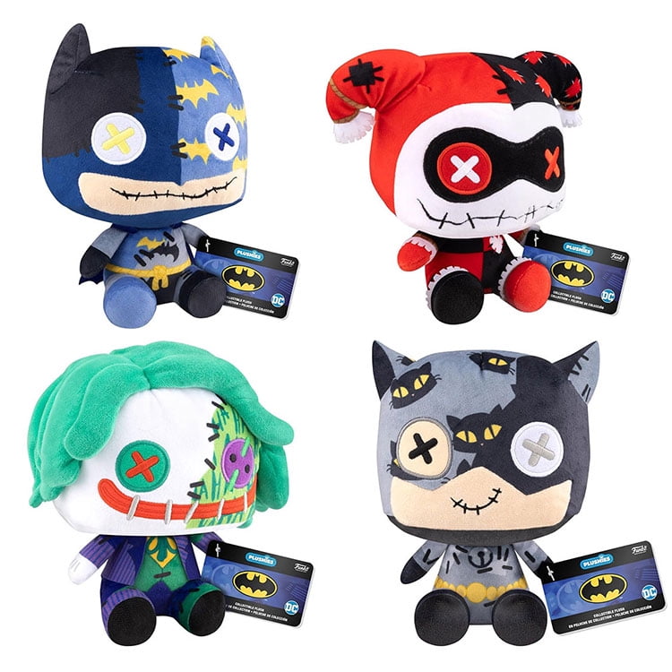 Funko Collectible POP! Plushies - DC Patchwork - SET OF 4