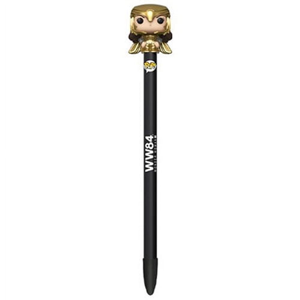 Funko Collectible Pens with Topper - Wonder Woman 1984 - WONDER WOMAN (Gold Armor/Helmet)