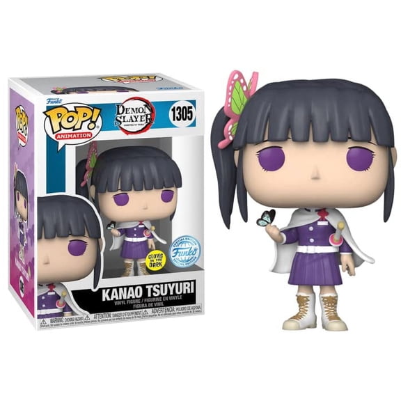 Funko Collectible Vinyl Figure, Demon Slayer Kanao Tsuyuri Glow Exclusive, 375"