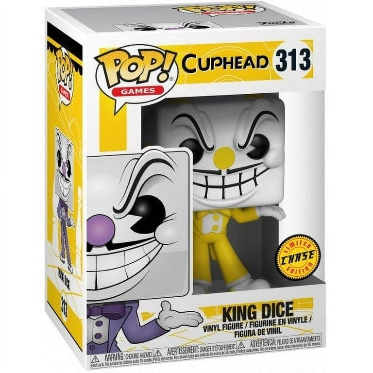 Funko Cuphead POP! Games King Dice Vinyl Figure #313 [Yellow Suit, Chase  Version]