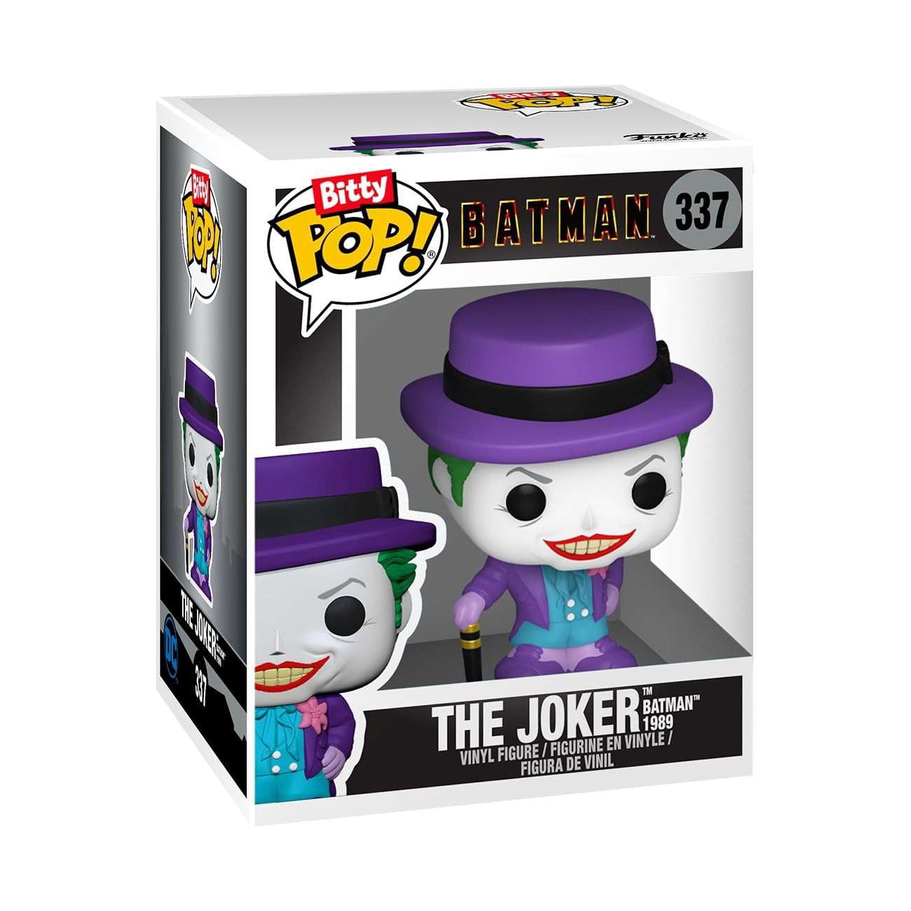 Funko DC Batman Bitty POP! The Joker 1 Micro Figure #337 (1989) (No ...