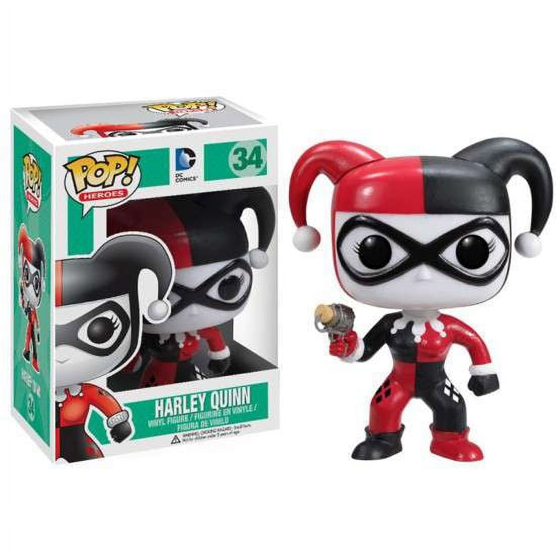  POP Funko DC Heroes: Harley Quinn with Boombox Vinyl Figure,  Multicolor, 3.75 inches : Toys & Games