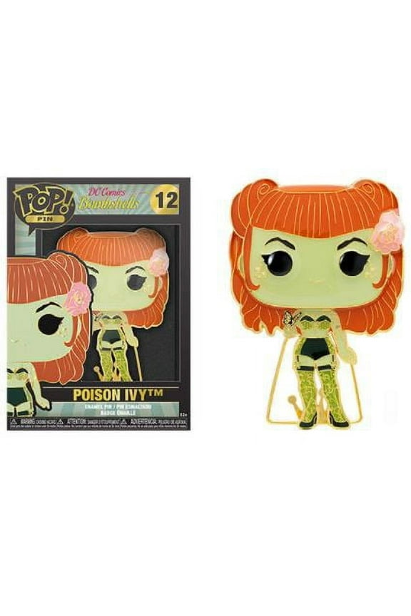 DC Comics POP! Pins Poison Ivy Large Enamel Pin (Regular Version)