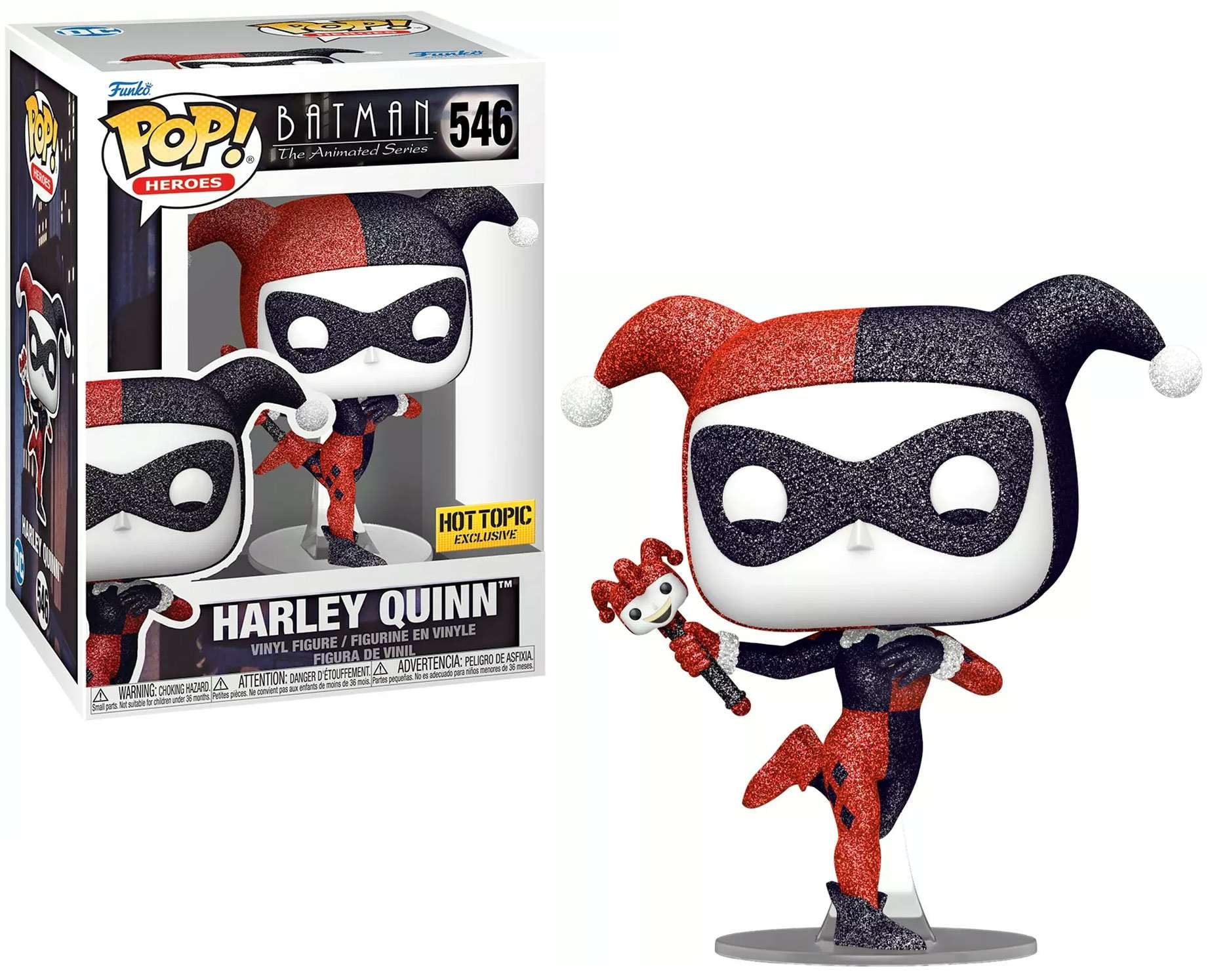 Funko DC POP! Heroes Harley Quinn Vinyl Figure (Diamond Collection ...