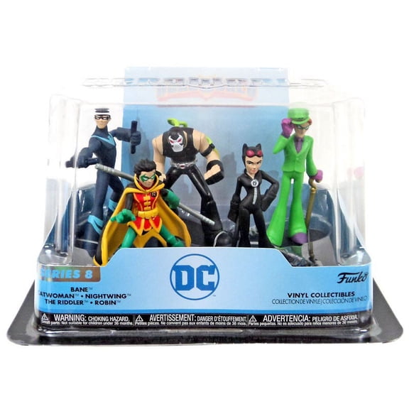Funko DC Series 8 Bane, Catwoman, Nightwing, The Riddler & Robin Vinyl Figure 5-Pack