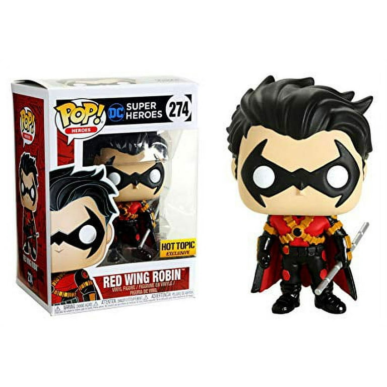 廃盤レア FUNKO POP 274 ロビン レッドウィング バットマン Red Wing Robin Funko Pop! #274 DC Super Heroes Hot Topic