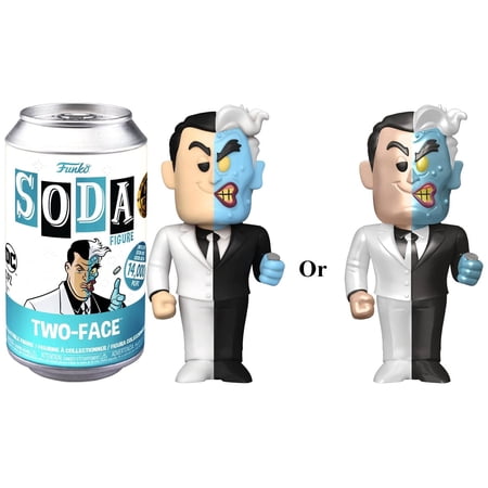 Funko DC Vinyl Soda Two-Face Figure (1 RANDOM Figure, Look For The Chase!)
