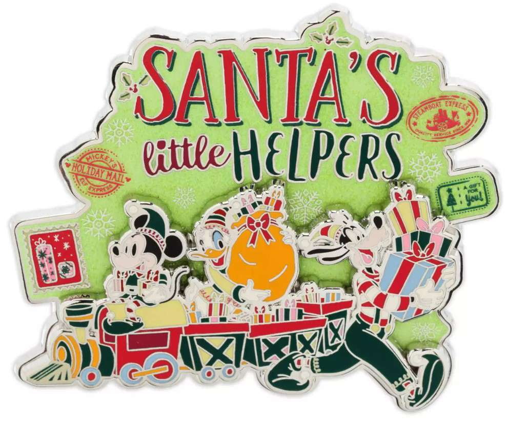 Funko Disney 2024 Holiday Santa's Little Helpers Mini Jumbo Pin