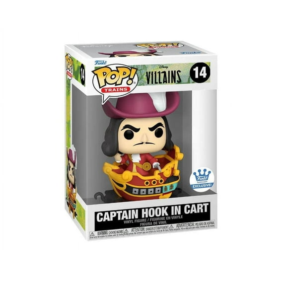 Funko Disney POP! Trains Captain Hook in Cart Vinyl Figure