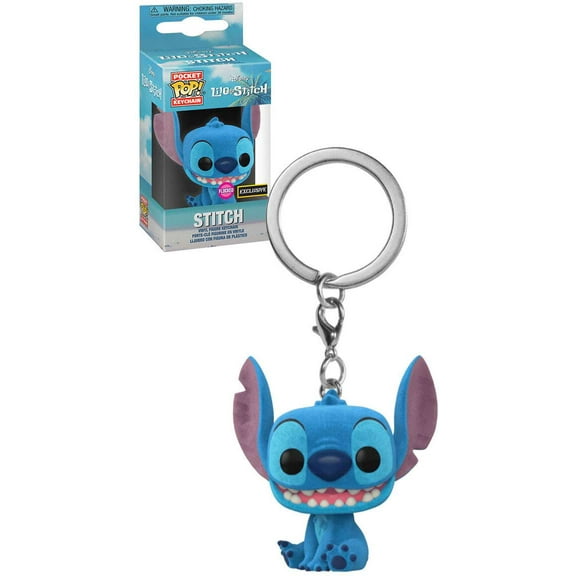Funko Disney Pocket POP! Stitch Keychain (Flocked)