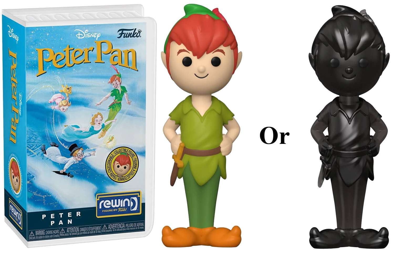 Funko Pop! Disney Classics Peter Pan & Peter Pan's Shadow 2 Pack Special  Edition