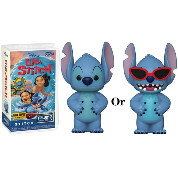 Funko Disney Rewind Stitch Vinyl Figure (1 RANDOM Figure, Look For The ...
