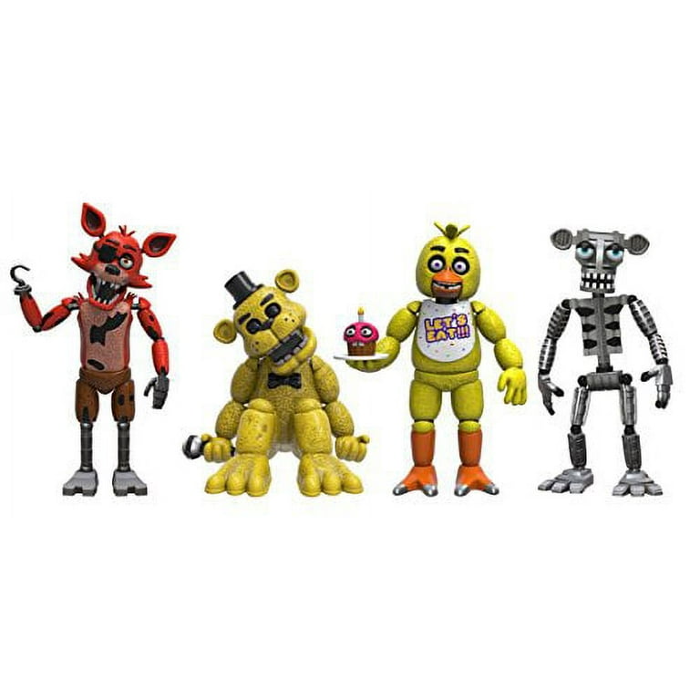 Kit 5 Bonecos Animatronics Five Nights At Freddy's