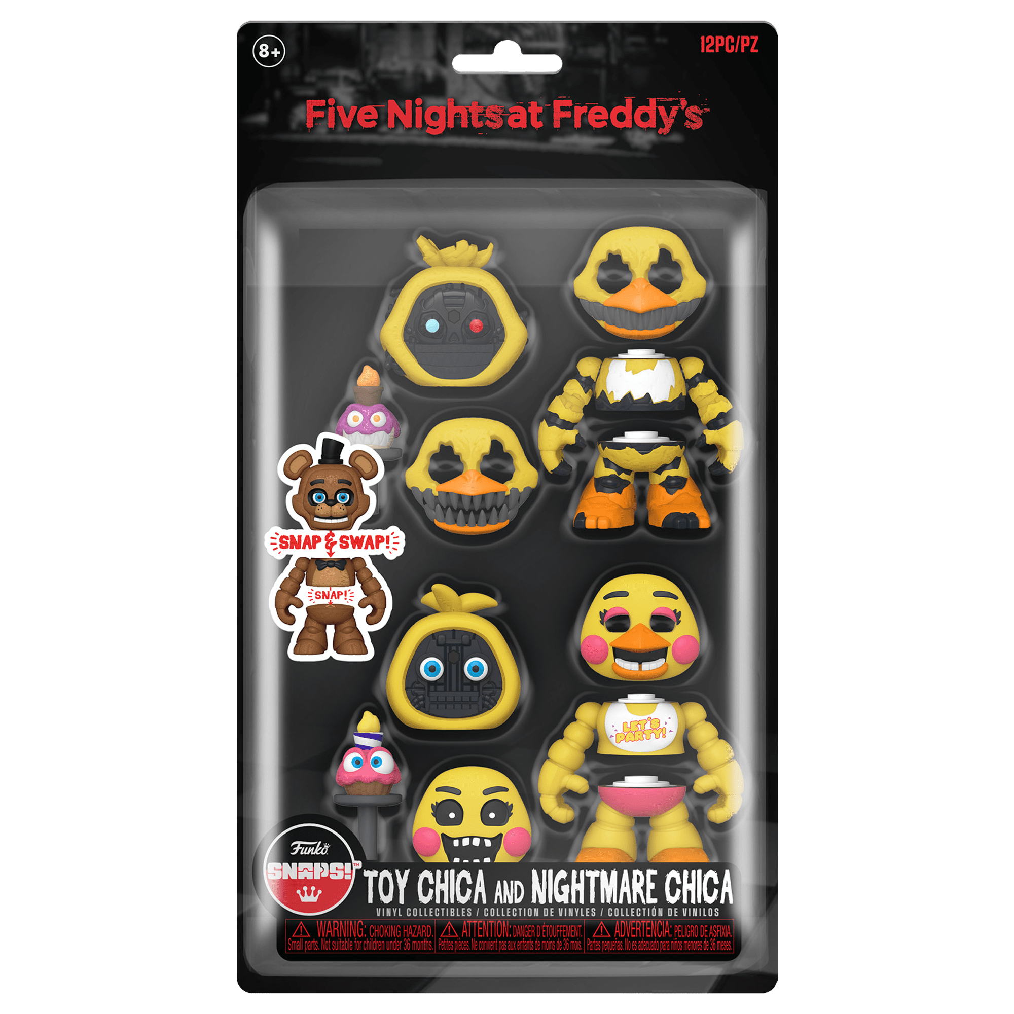 Funko Five Nights At Freddy's Snap: Nightmare Chica & Toy Chica 2PK 