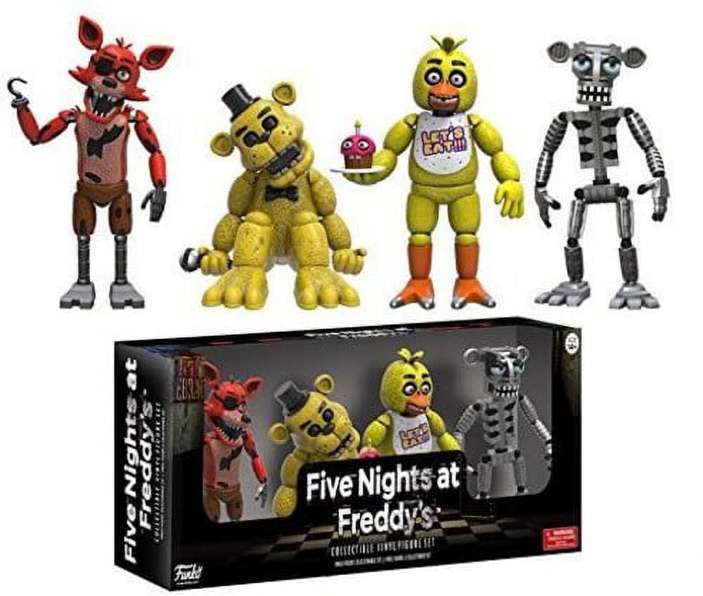 Set of 4 Five Nights at Freddy's 2 Mini Toy Figures 11 