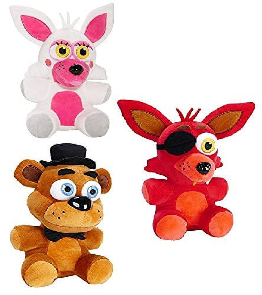 3pcs/set FNAF Freddy Plush Toys 28CM Five Nights Freddy Bear Foxy the  Mangle Freddy Toys