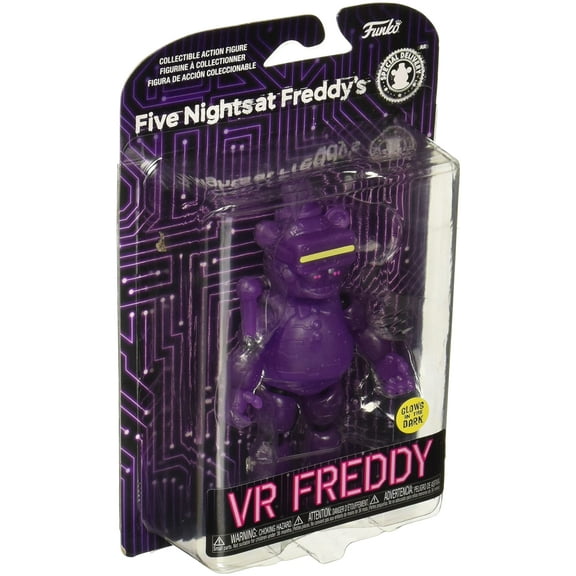 Funko Five Nights at Freddy's VR Freddy Action Figure, Purple, Glow in the Dark, 546-inches