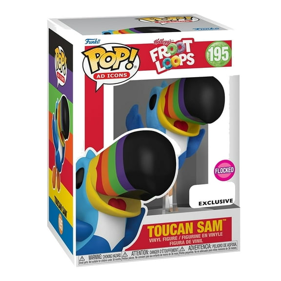 Funko Froot Loops Toucan Sam Pop! Vinyl Collectible Figure - Flocked Limited Edition Exclusive
