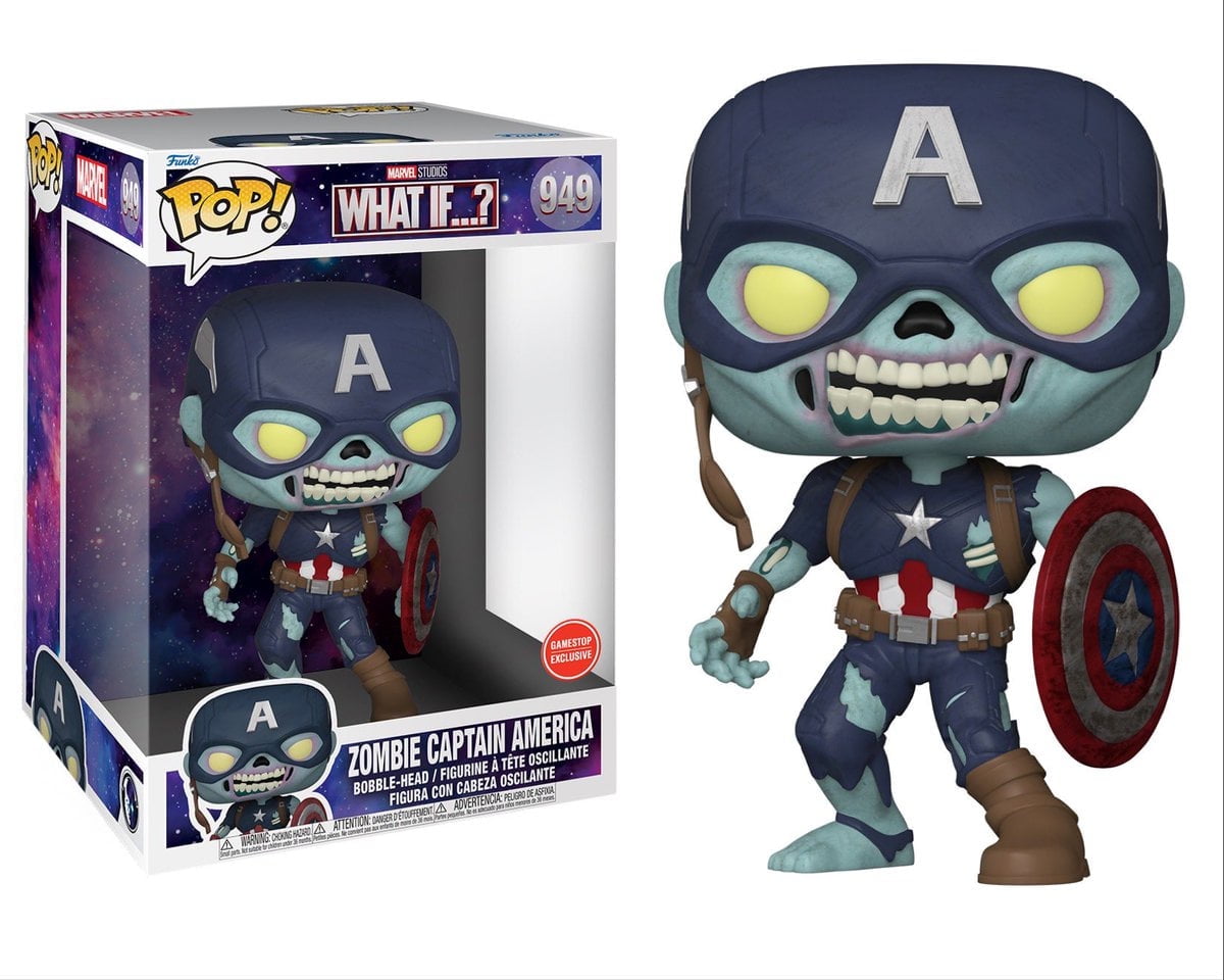 Funko Funko POP! Jumbo: What If? Zombie Captain America