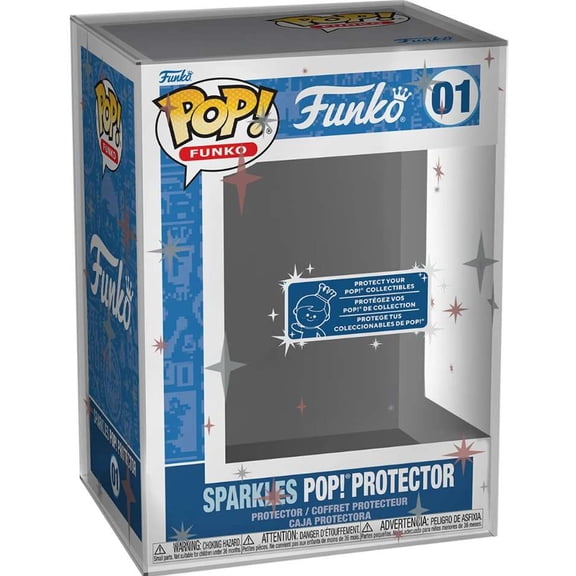 Funko Funko UV Hard Pop! Protector Sparkles Vinyl Figure Accessory