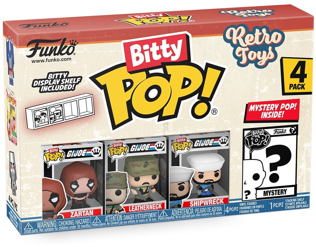 FUNKO Bitty POP!: Retro Toys - GI Joe 4-Pack