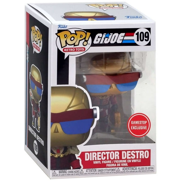 Funko GI Joe POP! Retro Toys Director Destro Vinyl Figure