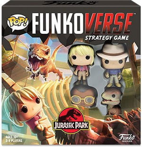 Funko Games: Pop! Funkoverse - Jurassic Park 100 - 4 Pack