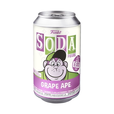 Funko Hanna-Barbera Vinyl Soda Grape Ape Vinyl Figure (1 RANDOM Figure! Look for the Chase!)