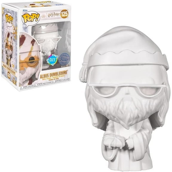Funko Harry Potter Pop! Movies Vinyl Figure Albus Dumbledore Holiday DIY Special Edition 9cm