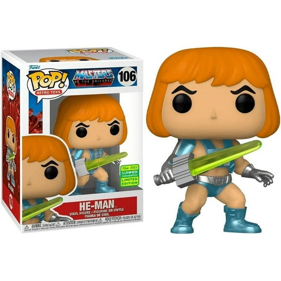 Funko He-Man with Sword of Power Summer Convention Limited Edition #106 Protector and Box Include