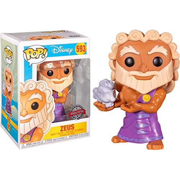 Funko Pop Hercules Zeus Holding Cloud Pegasus