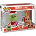 thumbnail image 1 of Funko How the Grinch Stole Christmas POP! Books Grinch & Max Vinyl Figure 2-Pack (Flocked), 1 of 1