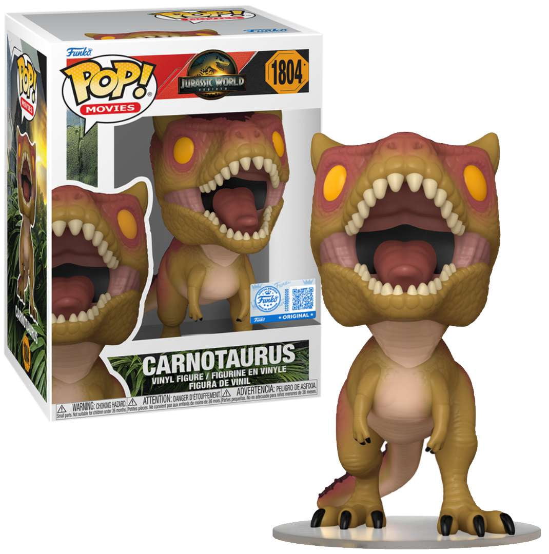 Funko Jurassic World Rebirth POP! Movies Carnotaurus Vinyl Figure