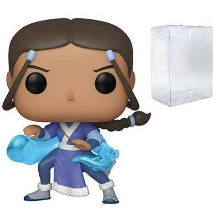 Funko Katara: Avatar - The Last Airbender x POP! Animation Vinyl Figure & 1 POP! Compatible PET Plastic Graphical Protector Bundle #535