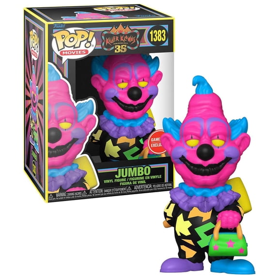 Funko POP Movies Killer Klowns from Outer Space Jumbo 1383 Blacklight Figure