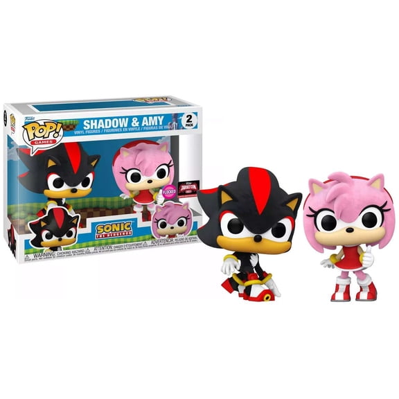 Funko Limited Edition Exclusive Flocked Vinyl Figure Shadow & Amy