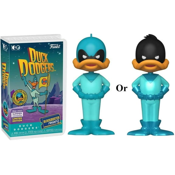 Funko Looney Tunes Blockbuster Rewind Duck Dodgers Vinyl Figure (1 RANDOM Figure, Look For The Chase!)