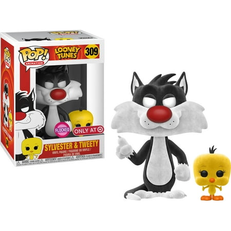 Funko Looney Tunes POP! Animation Sylvester & Tweety Vinyl Figure (Flocked)