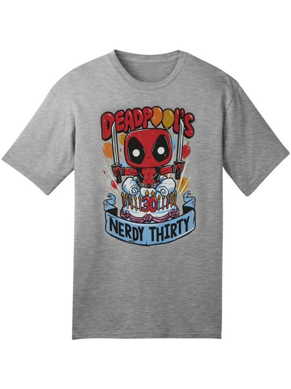 Marvel Collector Corps Deadpool Nerdy Thirty T-Shirt (Small)