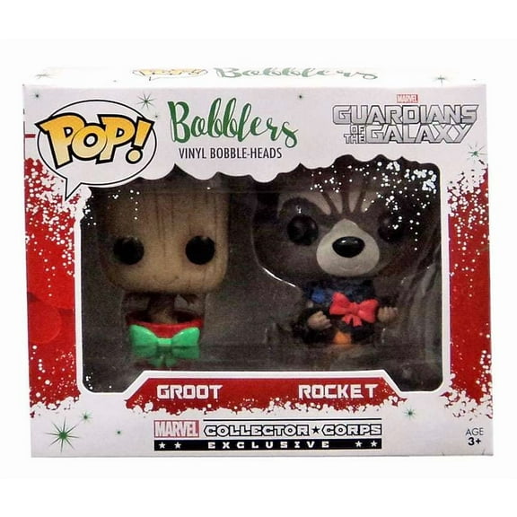 Funko Marvel Collector Corps Groot & Rocket Bobble Head 2-Pack