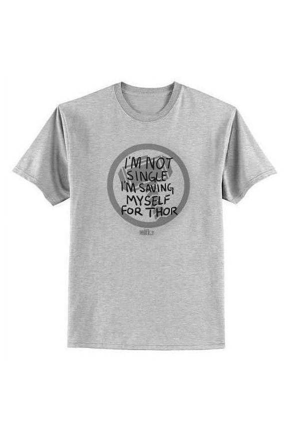 Marvel Collector Corps I'm Not Single I'm Saving Myself for Thor T-Shirt (Small)