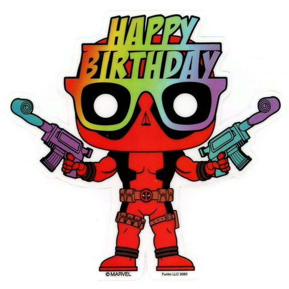 Funko Marvel Deadpool Birthday Sticker