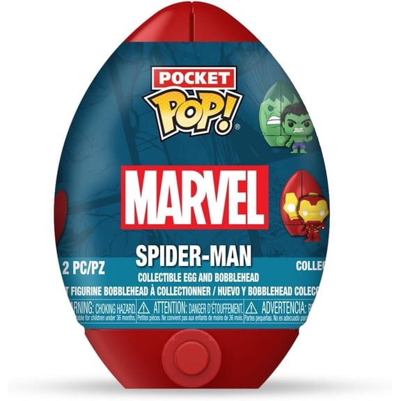 Funko Marvel Egg Pocket POP! Spider-Man Vinyl Mini Figure in Egg (Easter 2024)