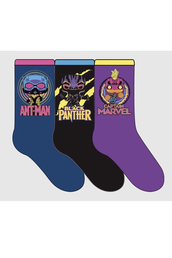 Marvel Infinity Saga Black light Socks