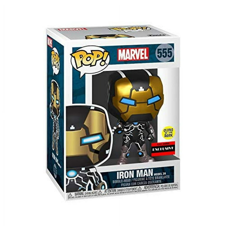 Funko Marvel Iron Man Model 39 Pop Figure (Glows in The Dark